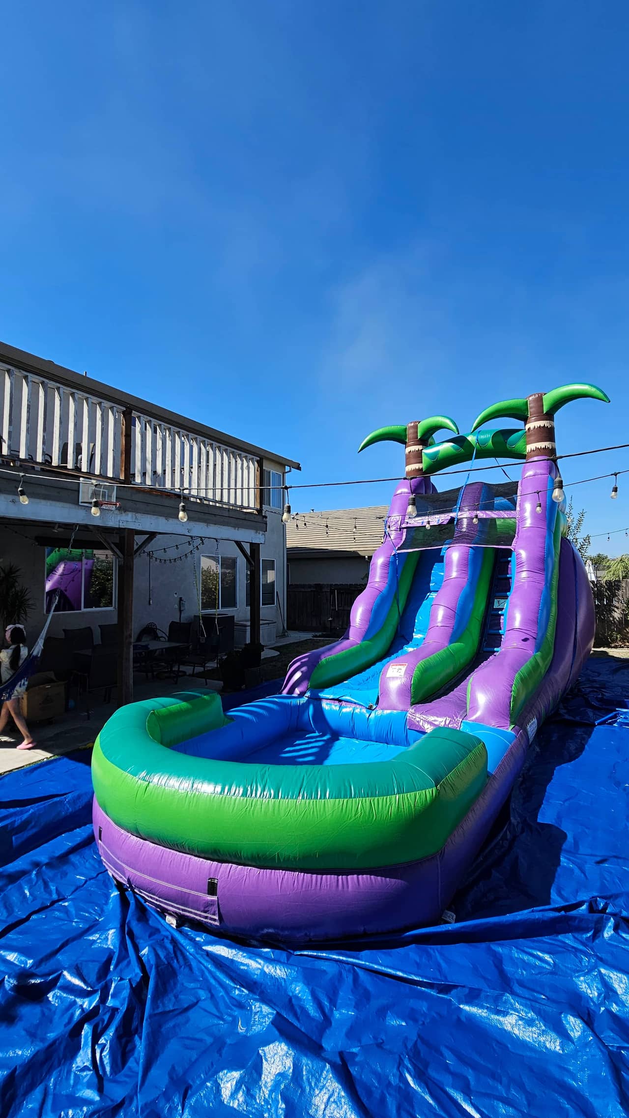 Water slide rental for summer party events