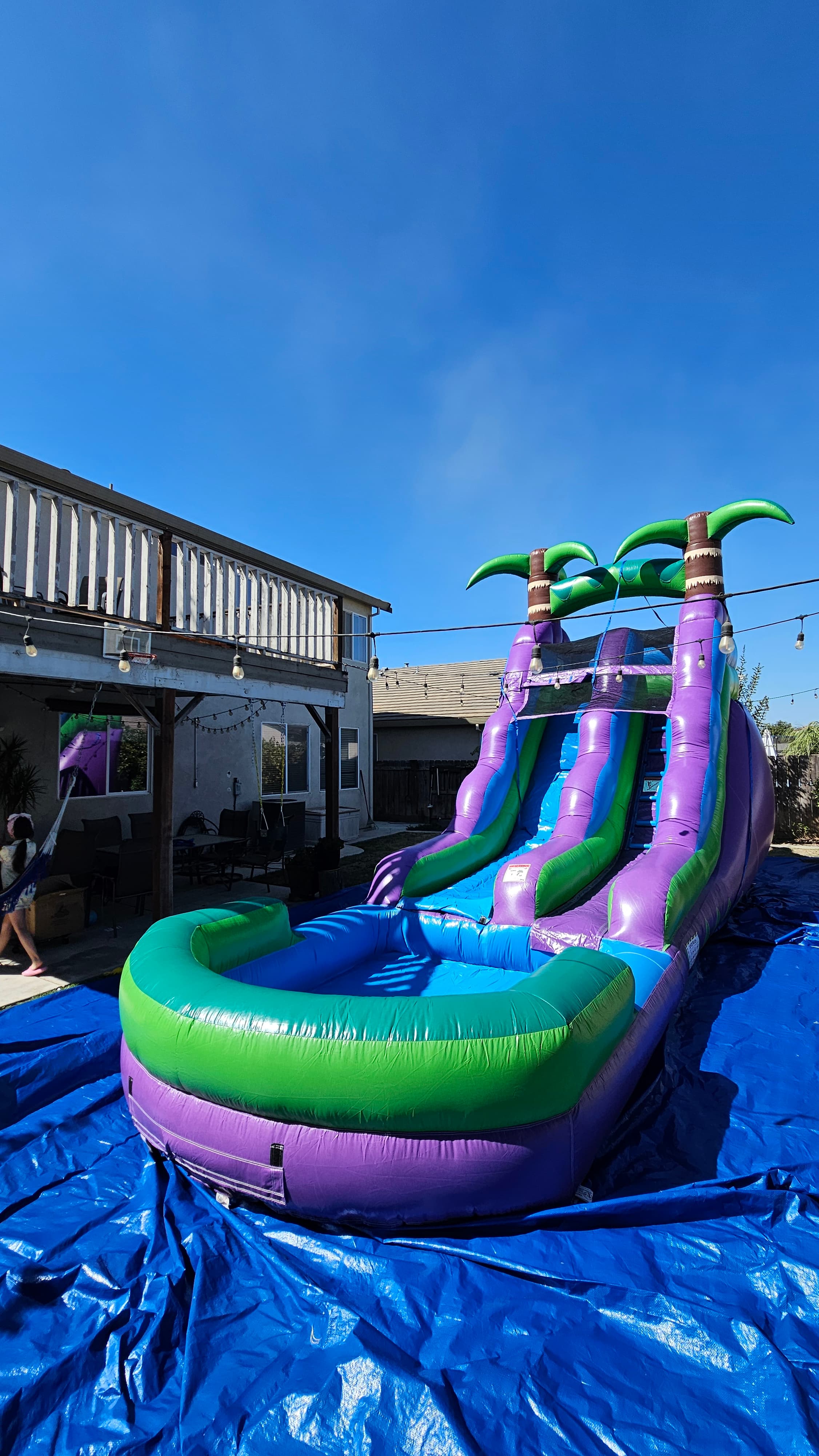 Water slide rental for summer party events
